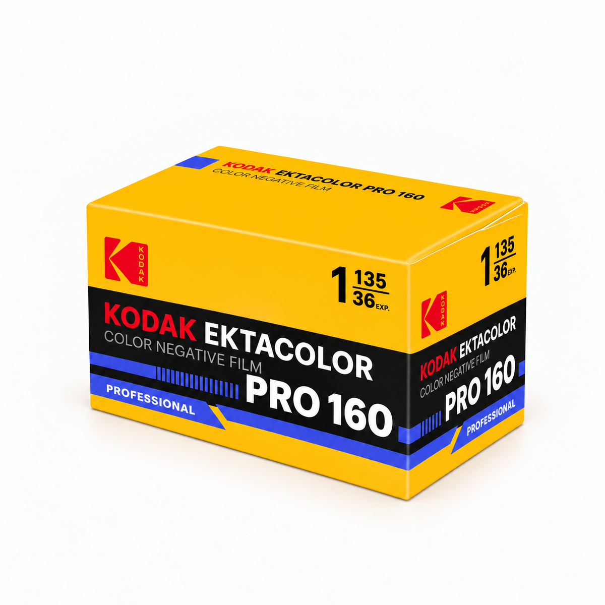Eastman Kodak Ektacolor Pro 160 35mm – Película Fotográfica Color ISO 160 (36 Exposiciones)