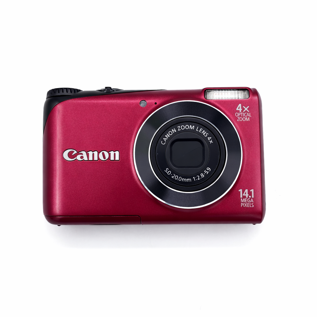 Canon PowerShot A2200 – Cámara Digital Compacta (Roja)