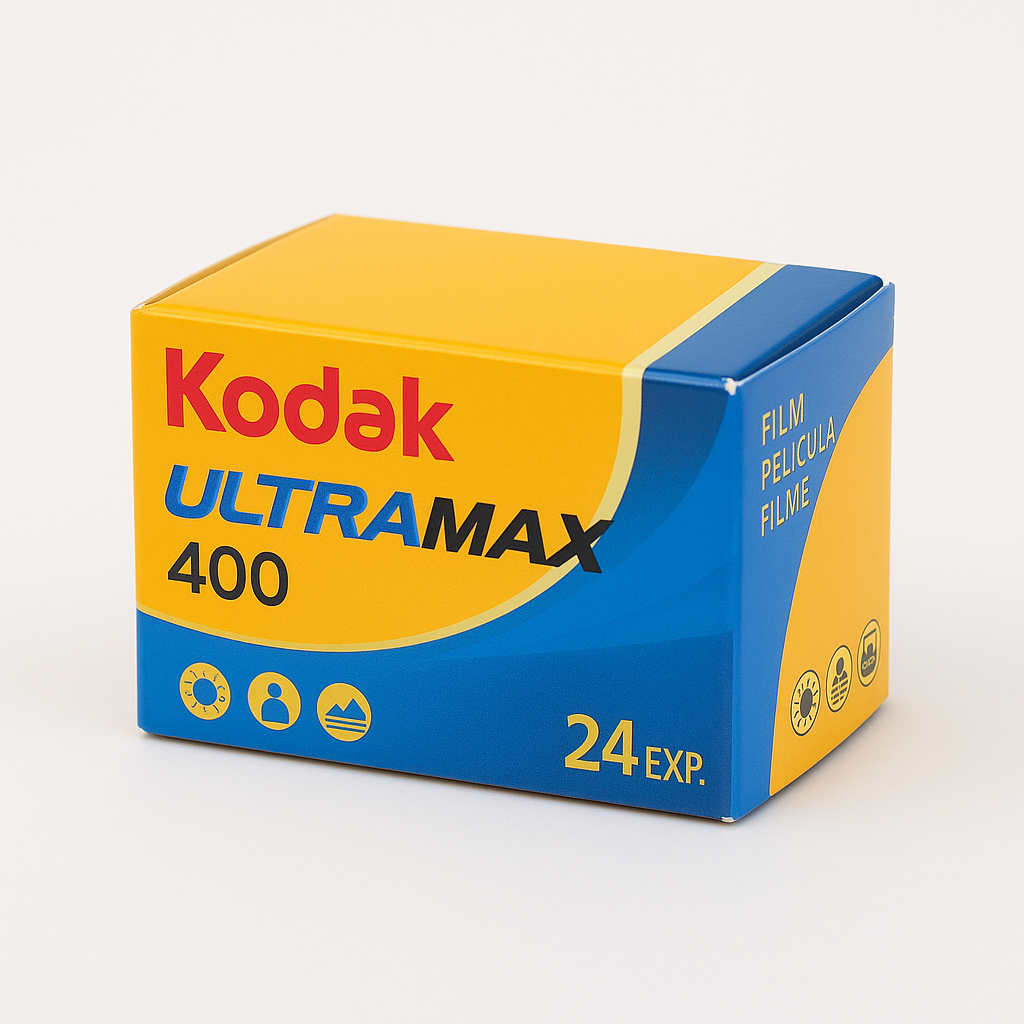 Película Kodak UltraMax 400 – Película 35mm Color Negativo (24 exposiciones)