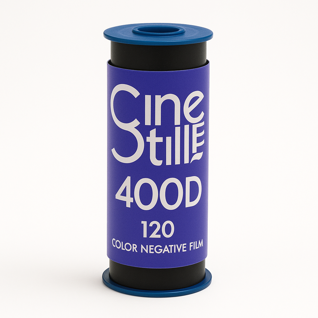 Película CineStill 400 D en formato medio.