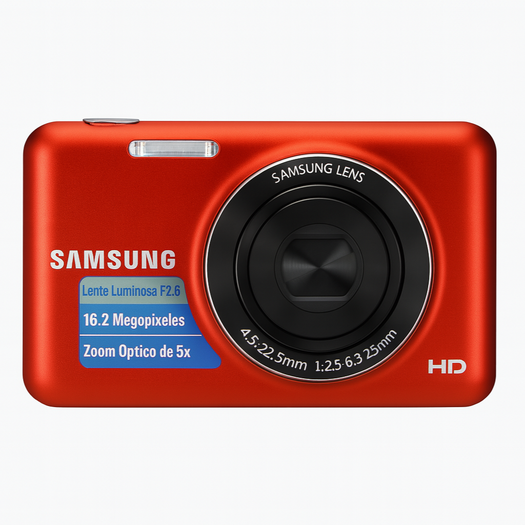Samsung ES95 – Compacta 16.2 MP | Zoom 5× | Smart Auto & Beauty Mode | Video HD