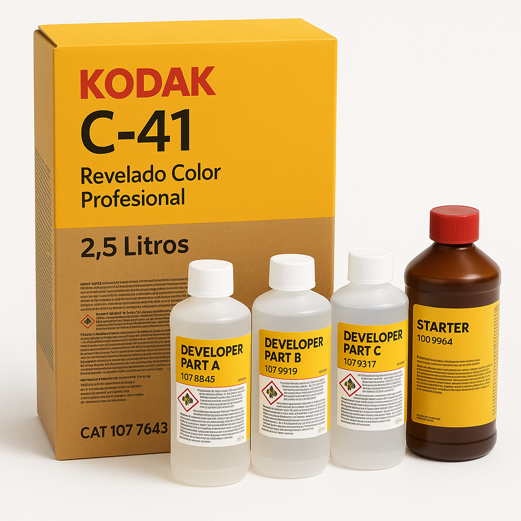 Kit Kodak C-41 – Revelado Color Profesional (2.5 Litros)