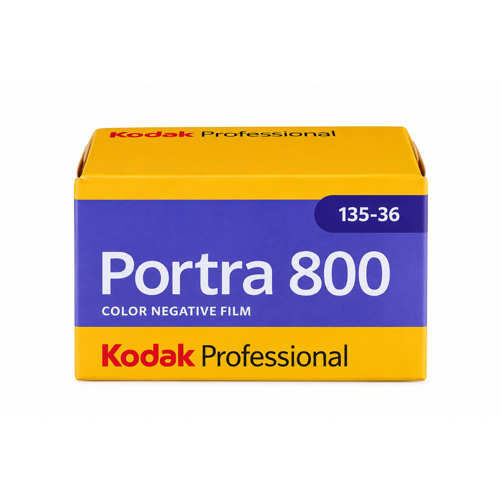 Película Kodak Portra 800 en formato 35 mm