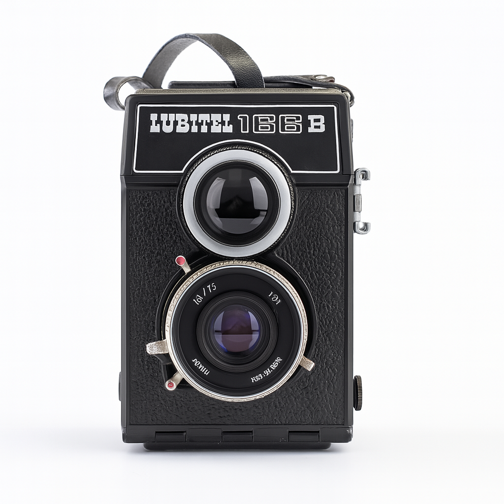 Lubitel 166B – Cámara Medio Formato TLR 6×6 | Lente 75 mm f/4.5 | Manual y sin batería