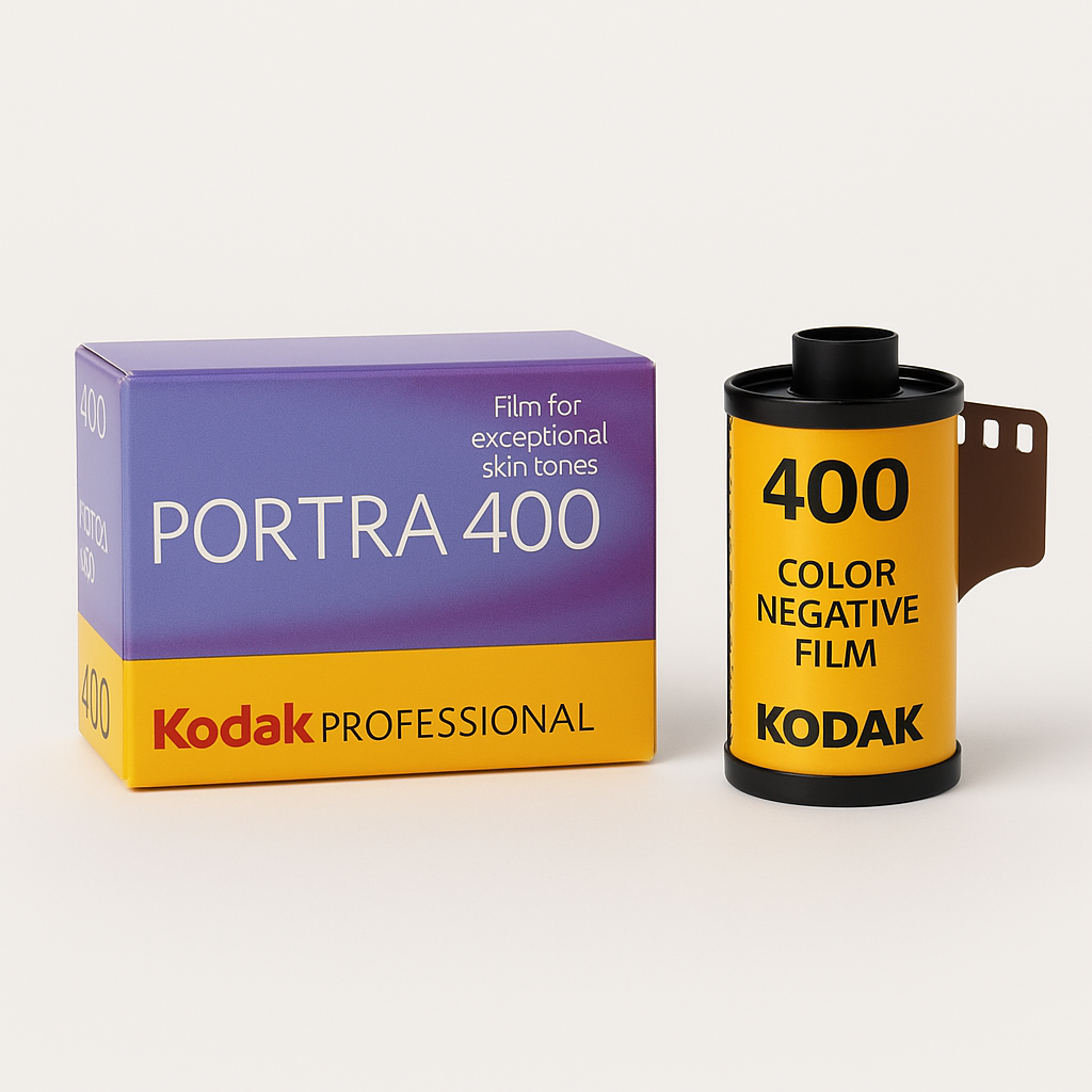 Película Kodak Portra 400 en formato 35mm