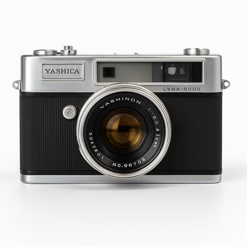 Yashica Lynx 5000 – Telémetro 35 mm | Lente Yashinon 45 mm f/1.8 | Manual completo