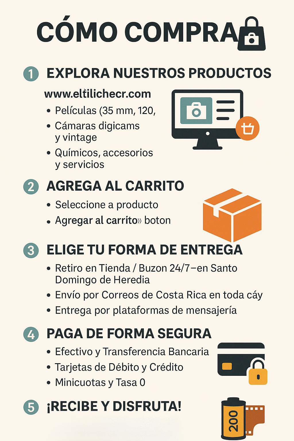 Cómo Comprar en ELTILICHECR!