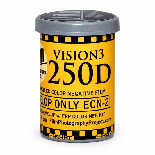 Kodak Vision3 250D – Película Cinematográfica Color 35 mm ISO 250 (ECN-2)