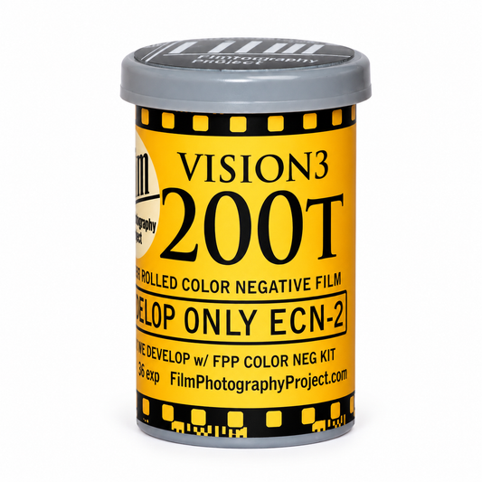Kodak Vision3 200T – Película Cinematográfica Color 35 mm ISO 200 (ECN-2)
