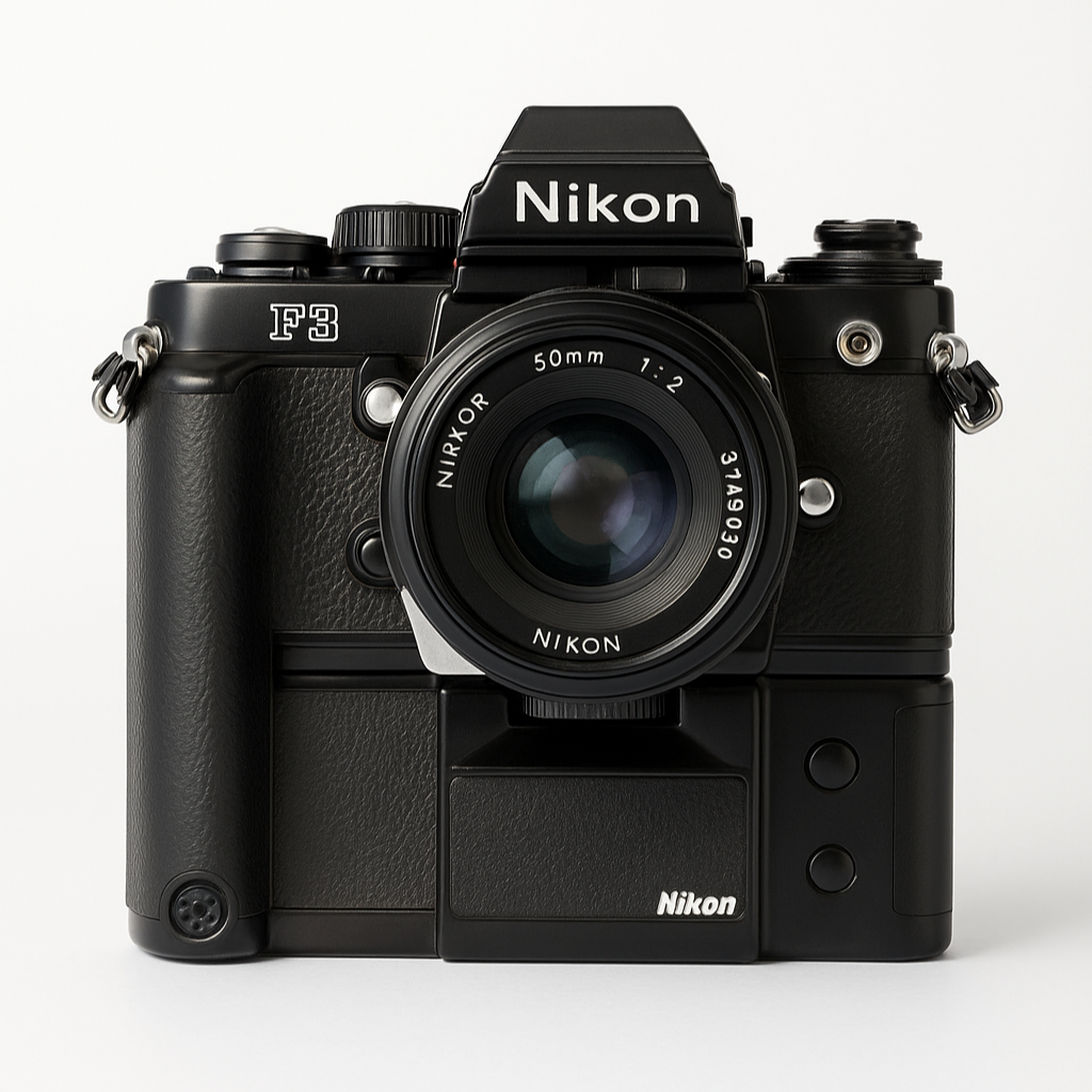 Cámara Nikon F3 – Cámara Analógica 35mm Profesional con motor drive MD4
