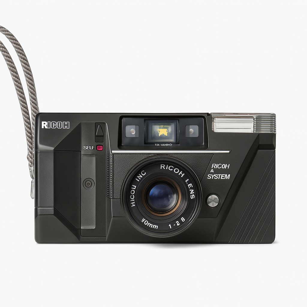 Cámara Ricoh AF‑45 – Compacta 35 mm automática | AF | Flash integrado | Avance motor eléctrico