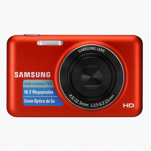 Samsung ES95 – Compacta 16.2 MP | Zoom 5× | Smart Auto & Beauty Mode | Video HD