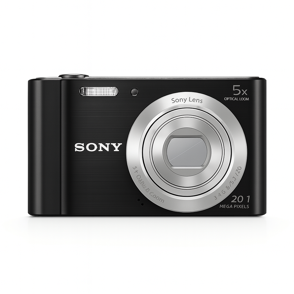 Sony Cyber‑Shot DSC‑W800 – Compacta 20 MP | Zoom 5× (26‑130 mm) | Estabilización Óptica | HD 720p