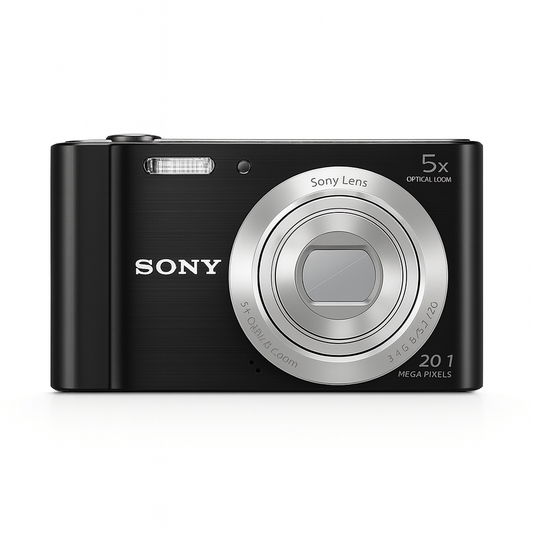 Sony Cyber‑Shot DSC‑W800 – Compacta 20 MP | Zoom 5× (26‑130 mm) | Estabilización Óptica | HD 720p
