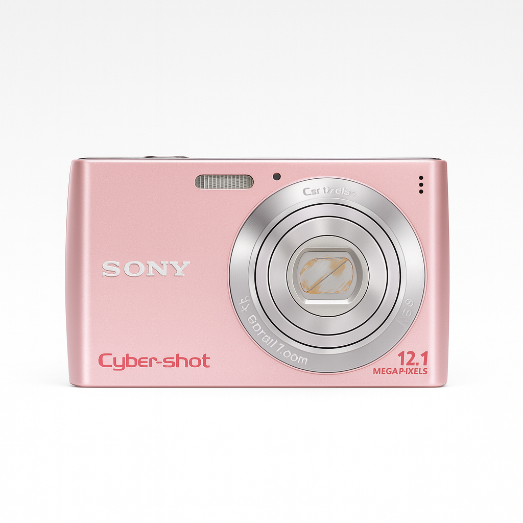 Sony Cyber‑Shot DSC‑W510 – Compacta 12 MP | Zoom 4× | Estabilización | iAuto rosada