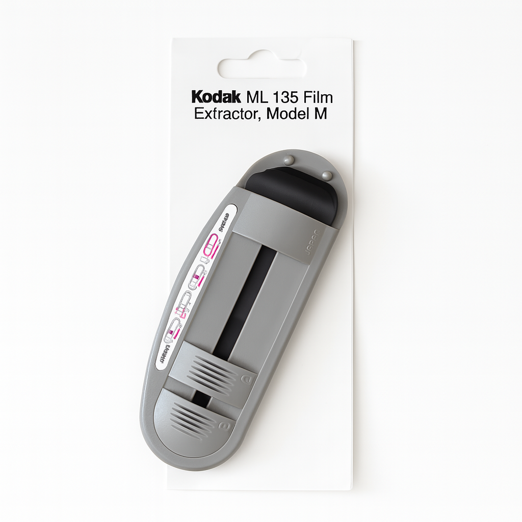 Kodak ML‑135 Film Extractor Model M – Extrae la punta del rollo 35 mm sin riesgos.