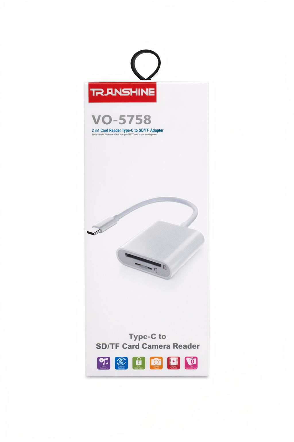 Lector de Tarjetas SD / microSD USB-C TranShine VO-5758