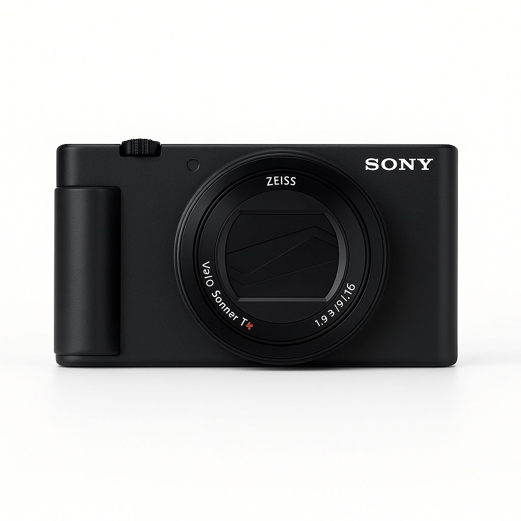 Cámara Sony ZV‑1 M2– Compacta 1″ | 20 MP | 4K/30fps | Zoom 18–50 mm f/1.8–4.0 | Micrófono 3-cápsulas | Pantalla selfie articulada